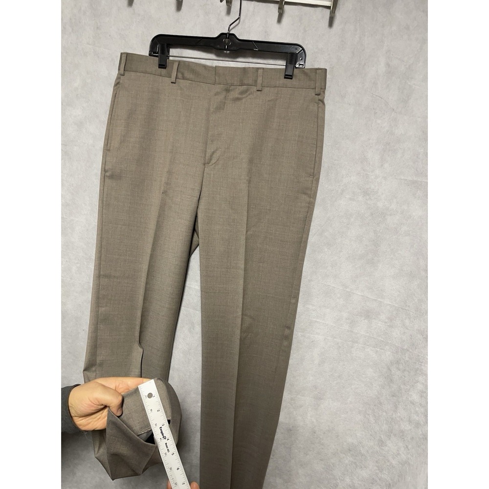 Brooks Brothers Pants Men 36X34 Beige Italy Reda Flexo Merino Wool‎ Milano Luxe - Picture 5 of 11